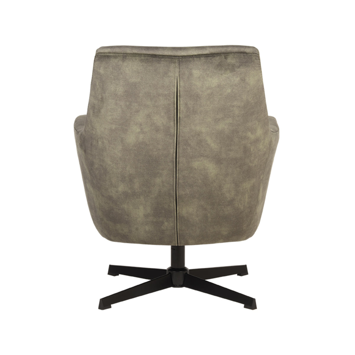 LABEL51 - Fauteuil Toby - Hunter - Velours - 85x50 cm
