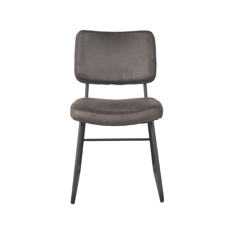 LABEL51 Chaise de salle à manger Noah - Anthracite - Microfibre