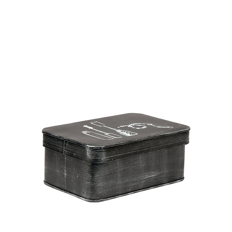 LABEL51 Coffret de Rangement Maquillage - Noir - Métal