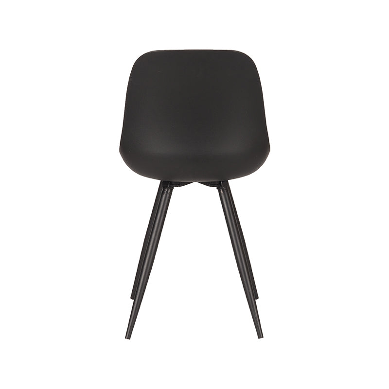 LABEL51 Chaise de salle à manger Monza - Noir - Plastique