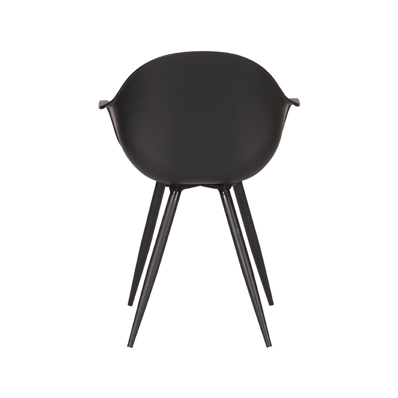 LABEL51 Chaise de salle à manger Luca - Noir - Plastique