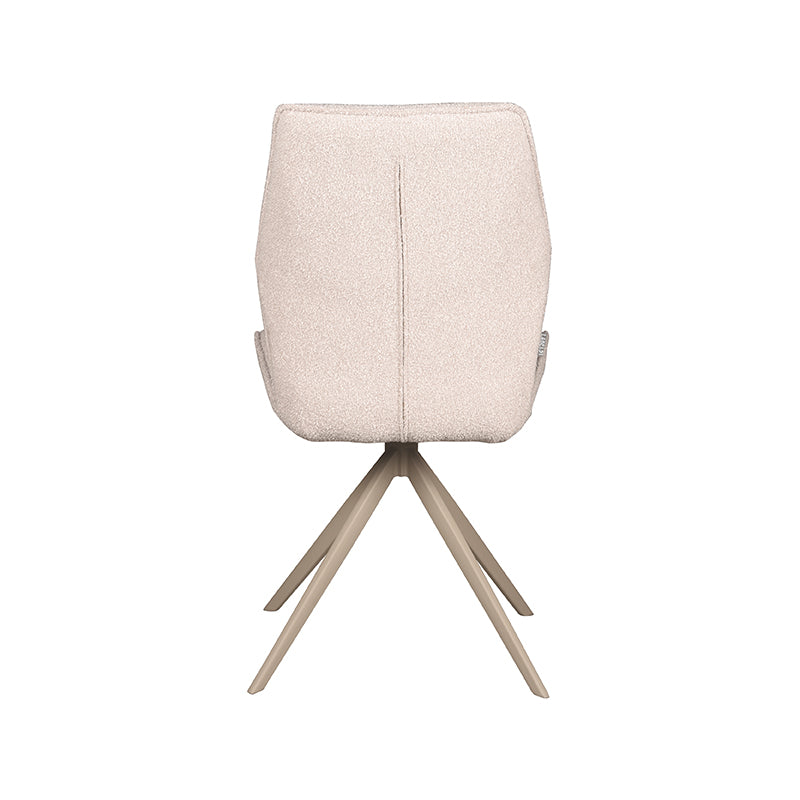 LABEL51 Eetkamerstoel Comfy - Naturel - Boucle