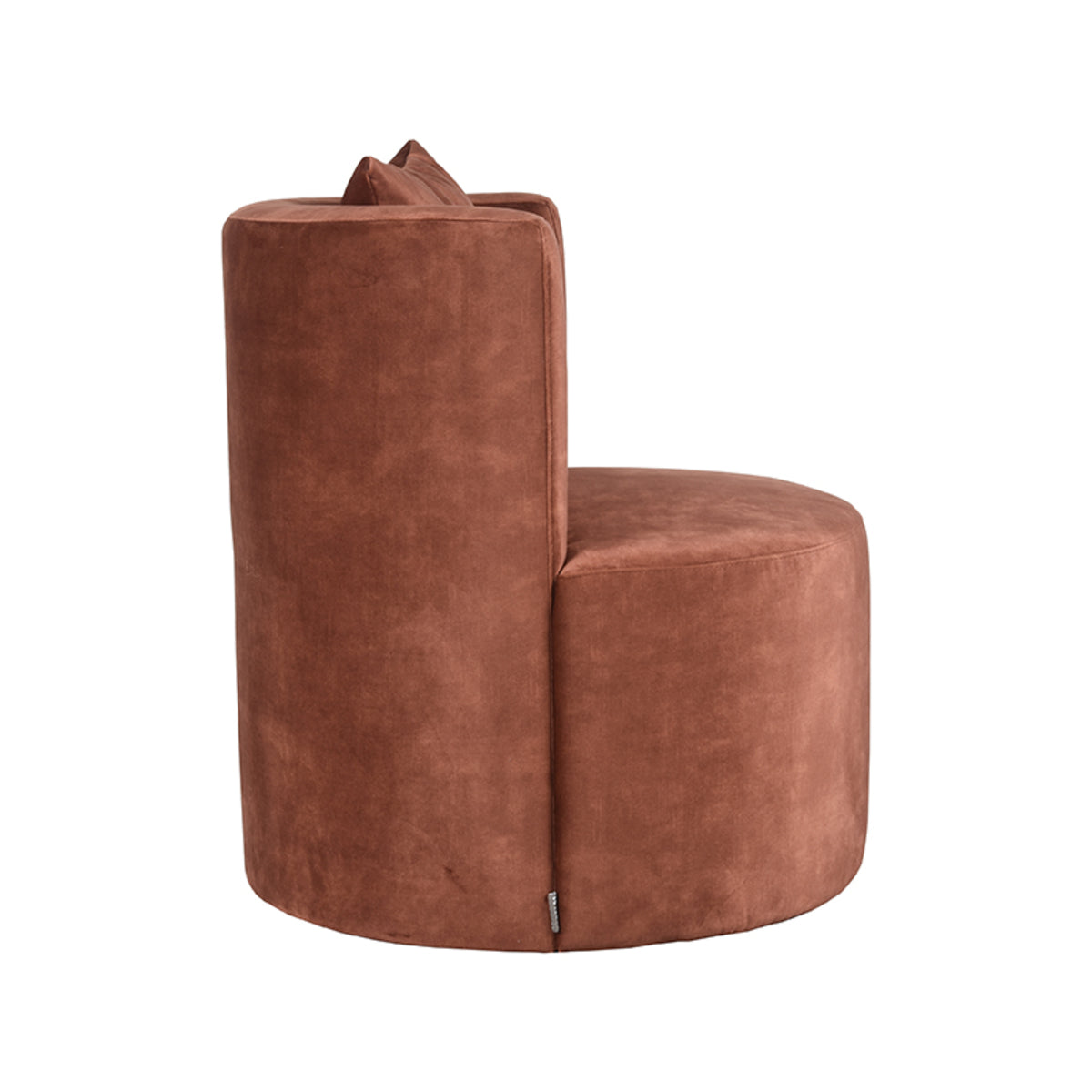 LABEL51 - Fauteuil Evy - Rouille - Velours