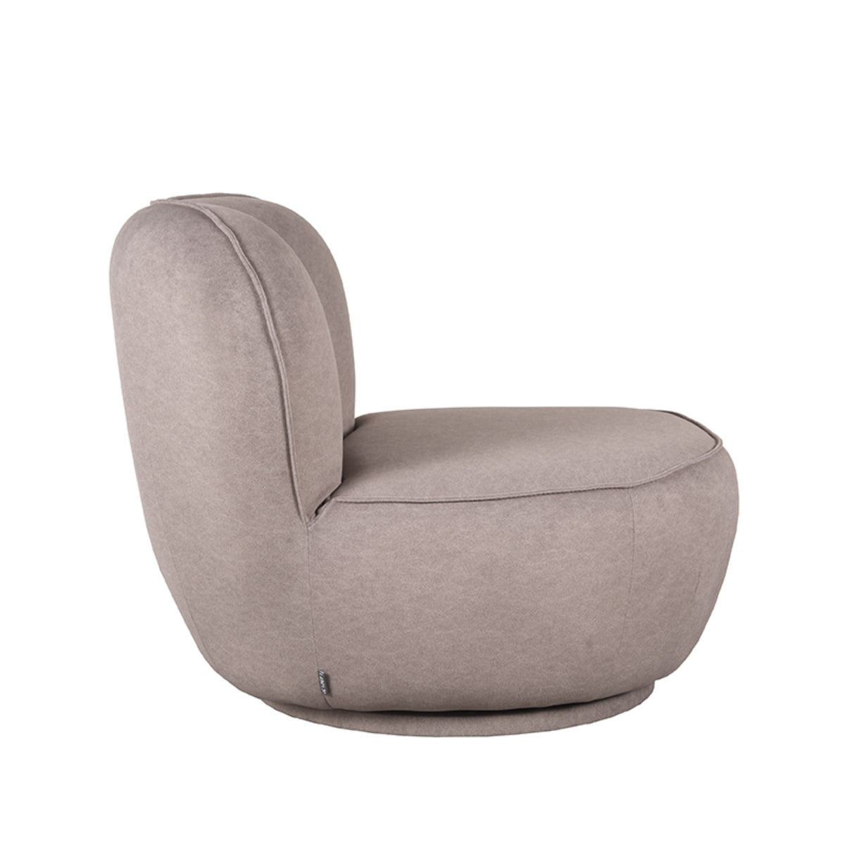 LABEL51 - Fauteuil Bunny - Taupe - Microfibre