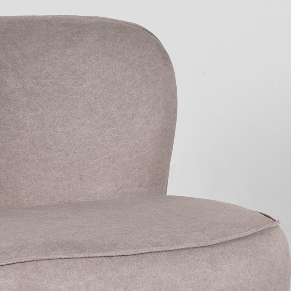 LABEL51 - Fauteuil Bunny - Taupe - Microfibre