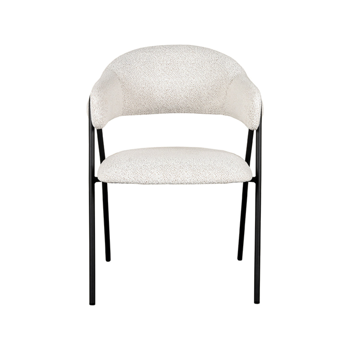 LABEL51 Chaise de salle à manger Lowen - Écru - Boucle