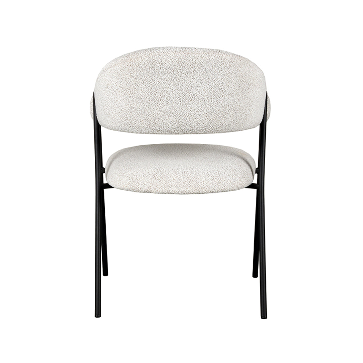 LABEL51 Chaise de salle à manger Lowen - Écru - Boucle