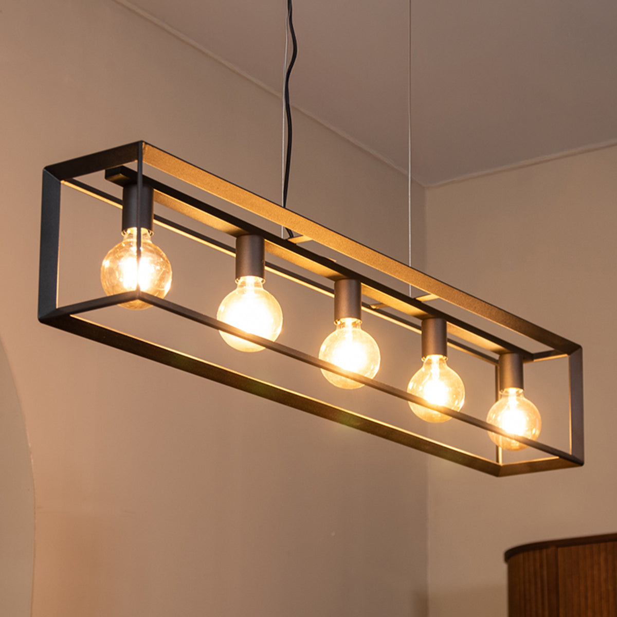 LABEL51 Hanglamp Tetto - Zwart - Metaal