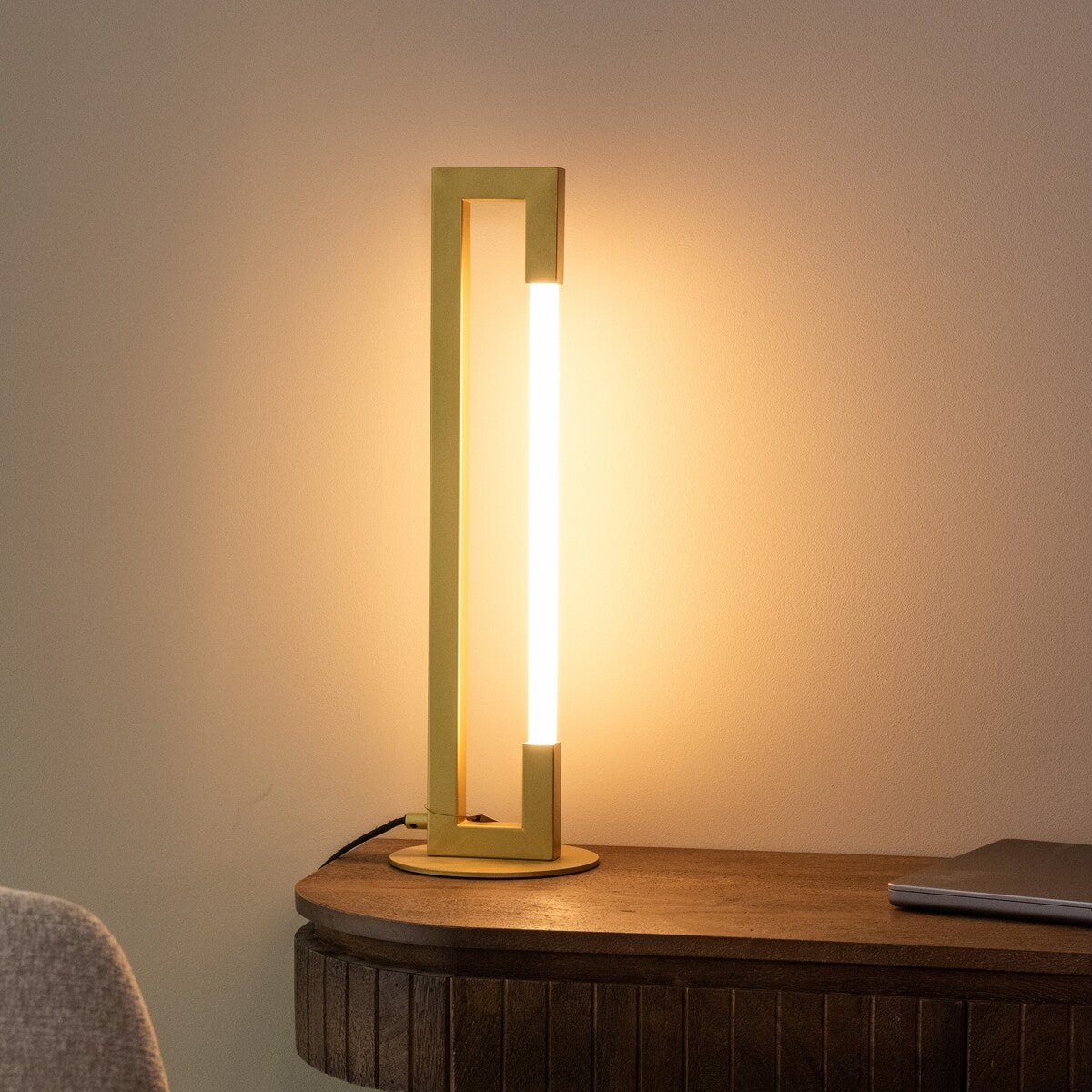LABEL51 Tafellamp Futuro - Antiek goud - Metaal