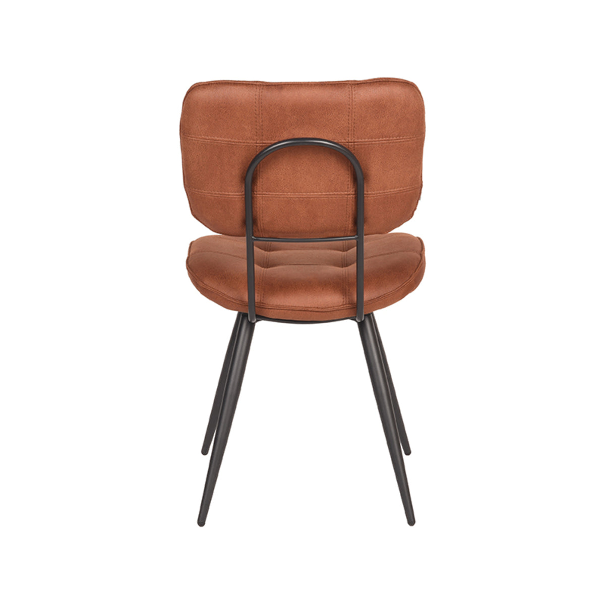 LABEL51 Chaise de salle à manger Gus - Cognac - Microfibre