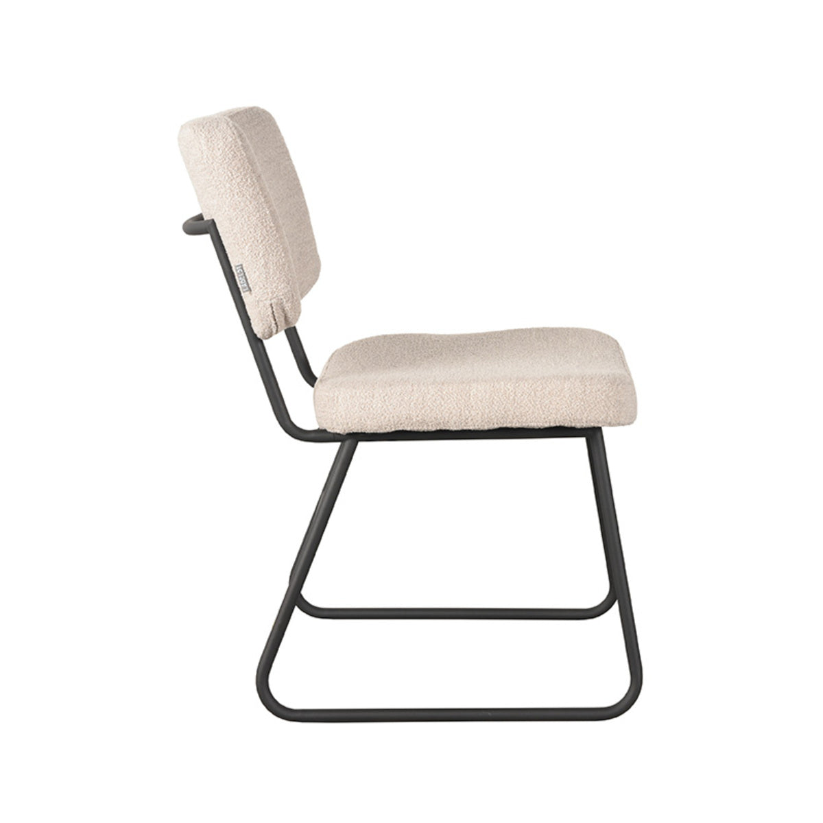 LABEL51 Chaise de salle à manger Noah - Naturel - Boucle