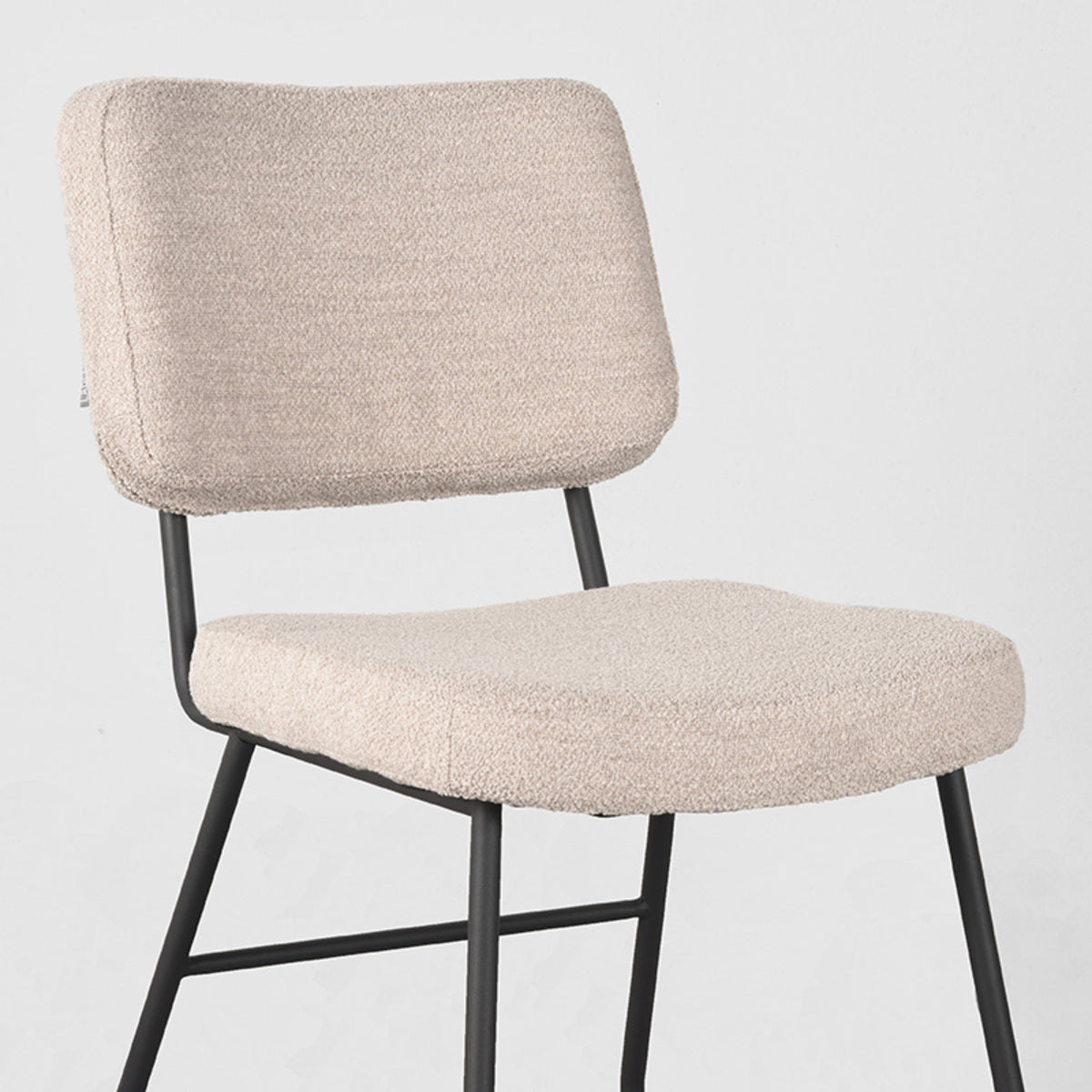 LABEL51 Chaise de salle à manger Noah - Naturel - Boucle