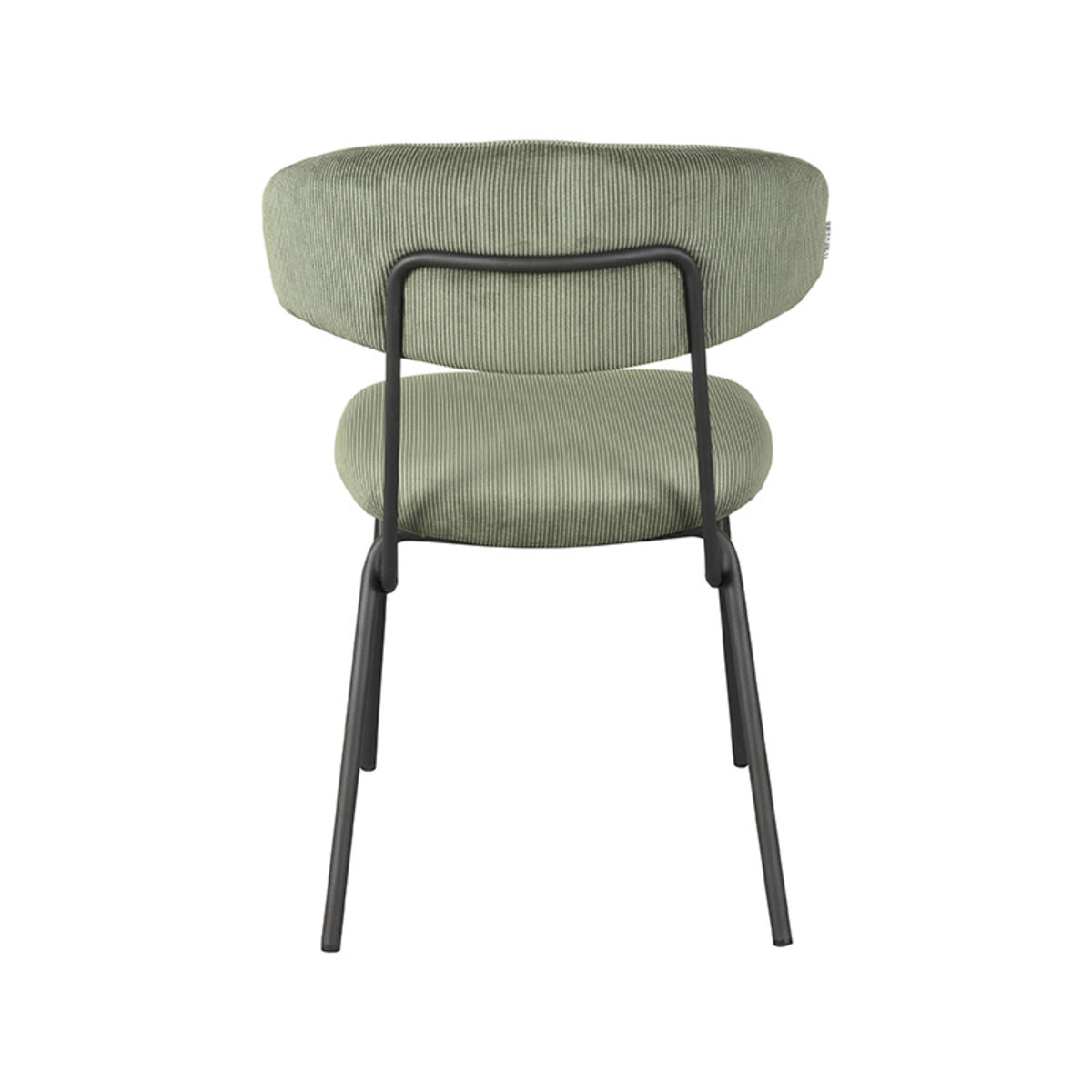 LABEL51 - Chaise de salle à manger Zack - Forest - Velours côtelé