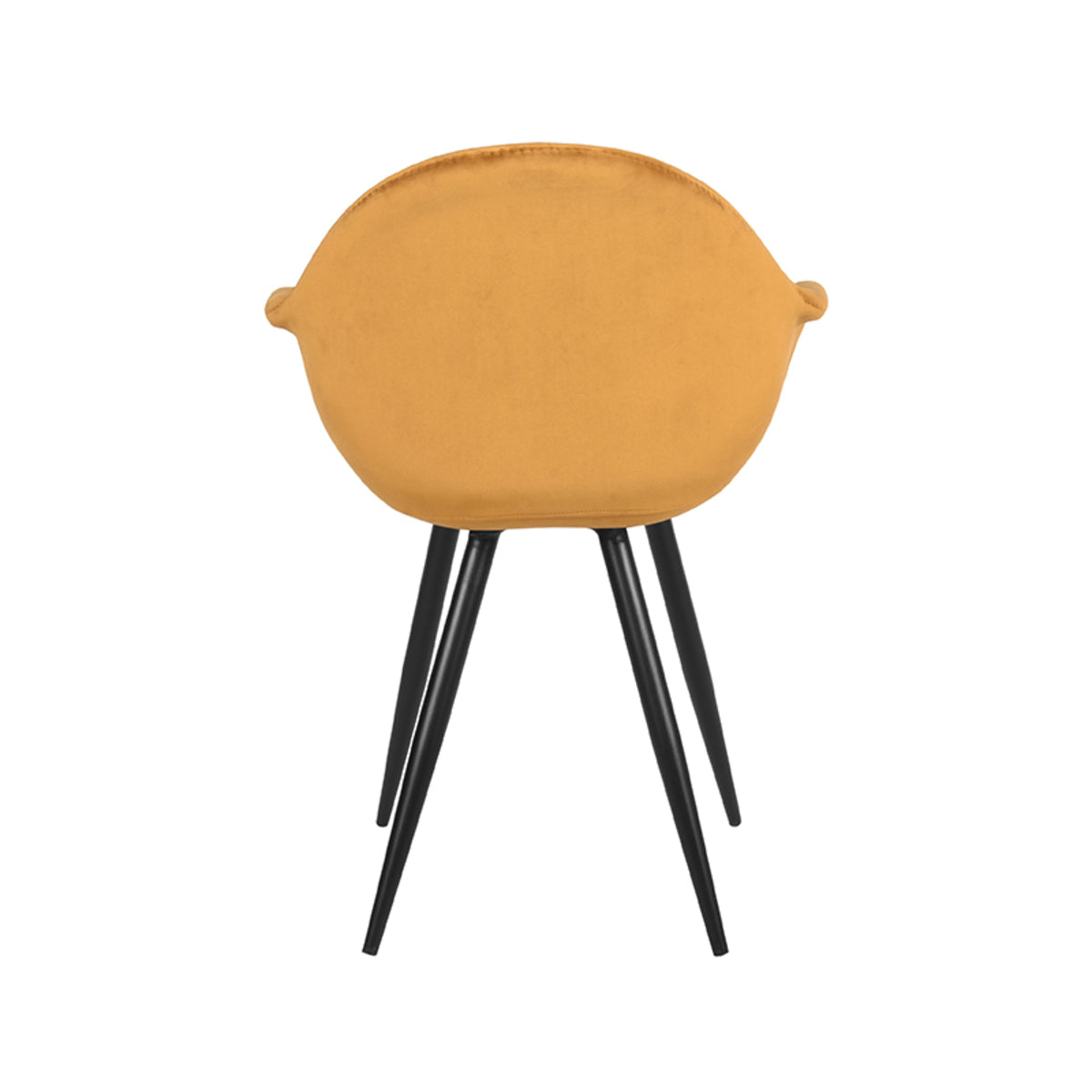 LABEL51 Chaise de salle à manger Forli - Ocre - Velours