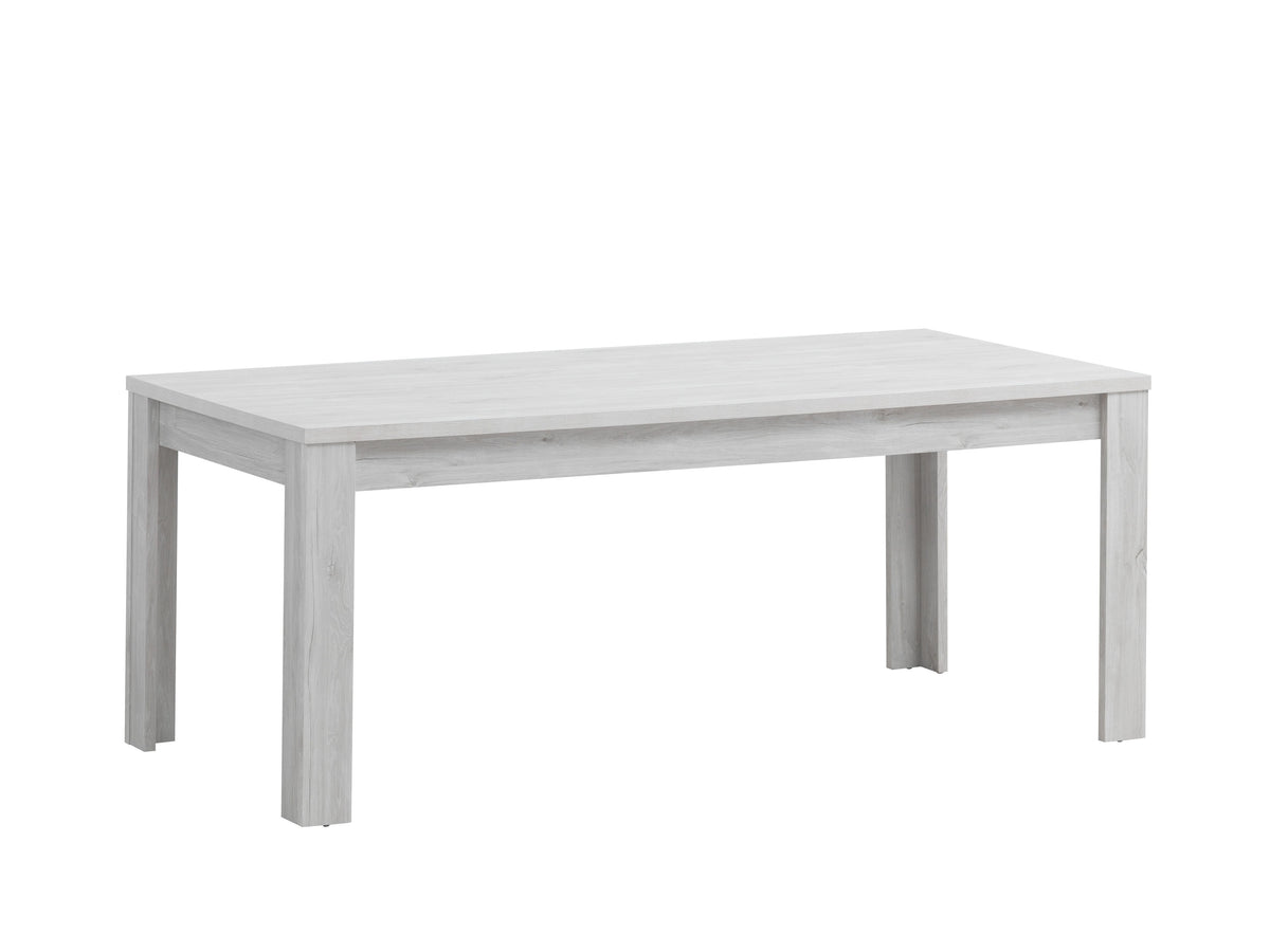 Image of TYC - Eettafel Ozark - Lichtgrijze Eik - 190x76x90cm. Stevige eetkamertafel geschikt voor elke woonkamer en hedendaags interieur....