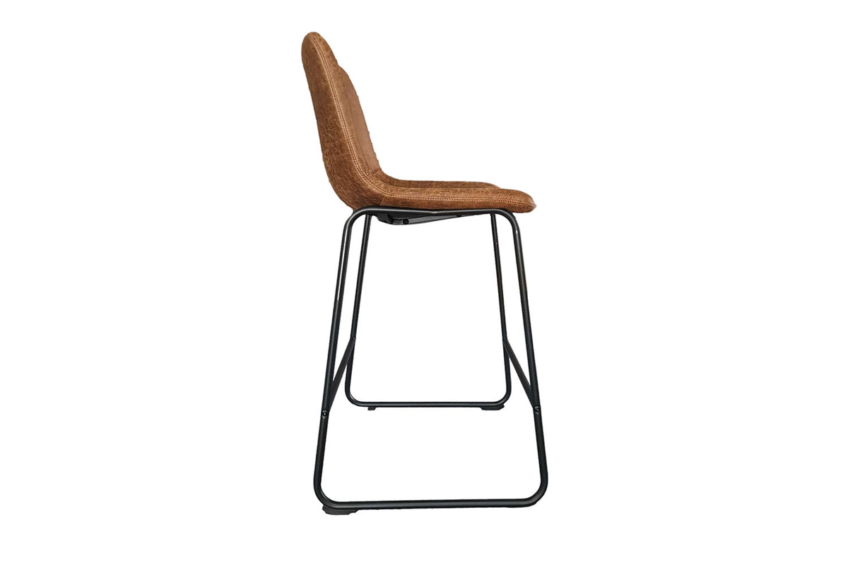 Counterstoel 'Mancia' PU Ote Topper 02 Cognac