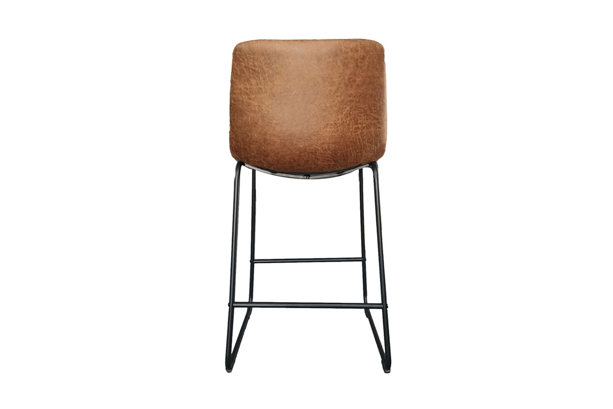 Counterstoel 'Mancia' PU Ote Topper 02 Cognac