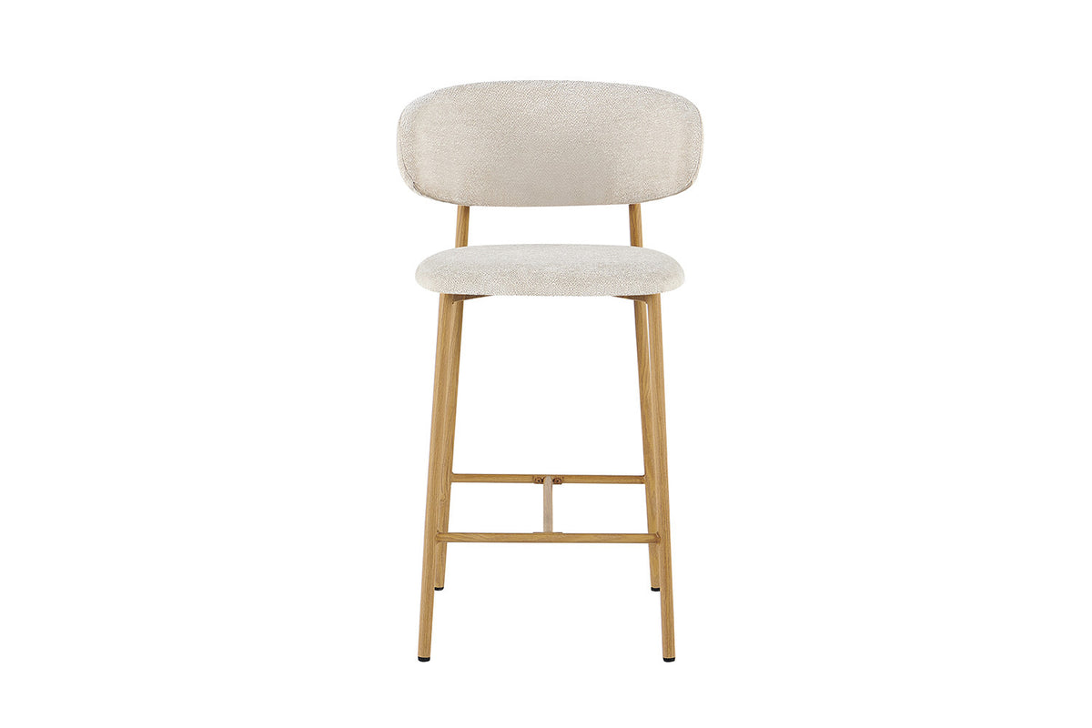 NIEUW - Counterstoel 'Coco' Naturel - Stof Raven 24 Beige