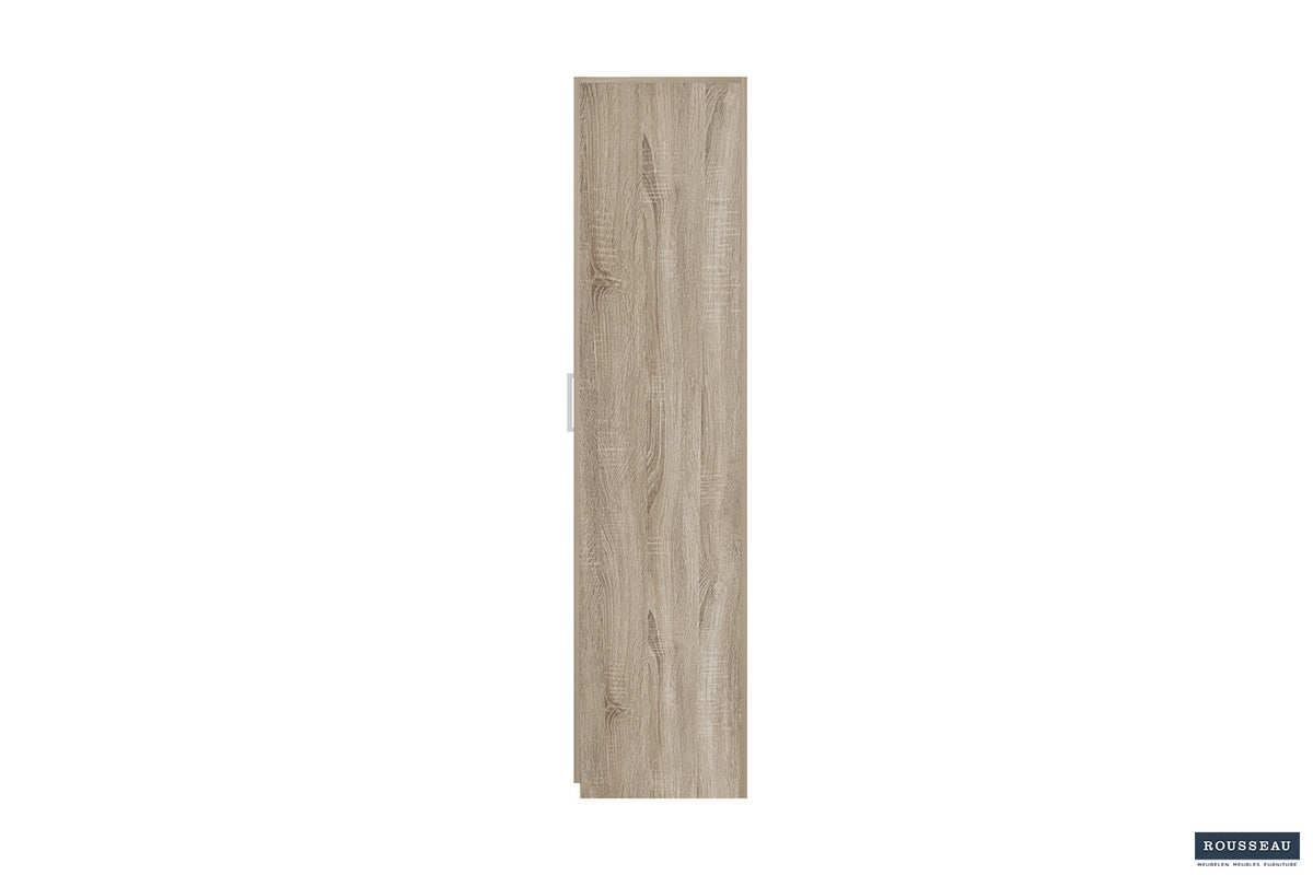 Armoire de rangement « Mike » 40 cm 1 porte Sonoma