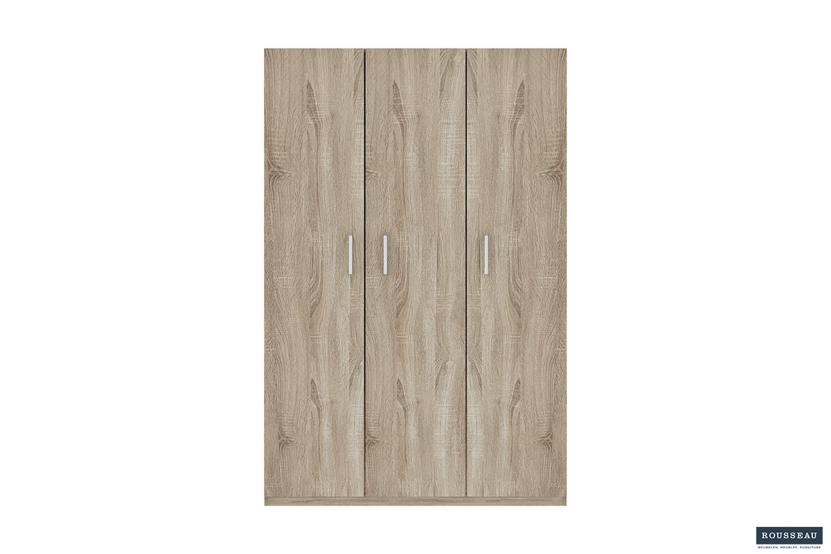 Opbergkast 'Mike' 120 cm 3 deuren Sonoma