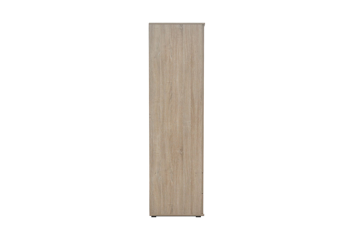 Armoire 'Marc' 2 portes avec miroir Sonoma