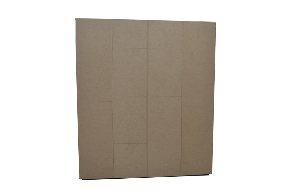 Armoire 'Marc' 4 portes avec 2 miroirs Sonoma