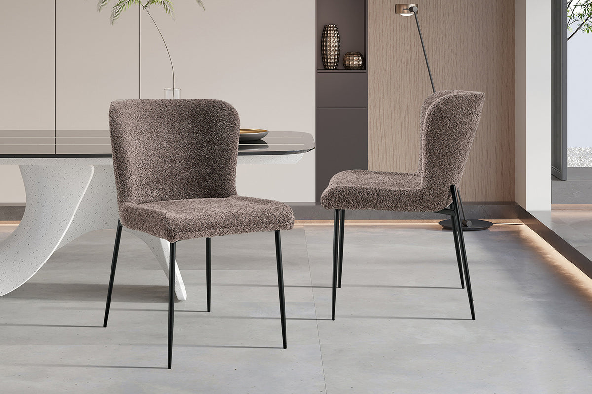 Rousseau - Stoel Lisa Boucle - Zand - 85x50x62 cm