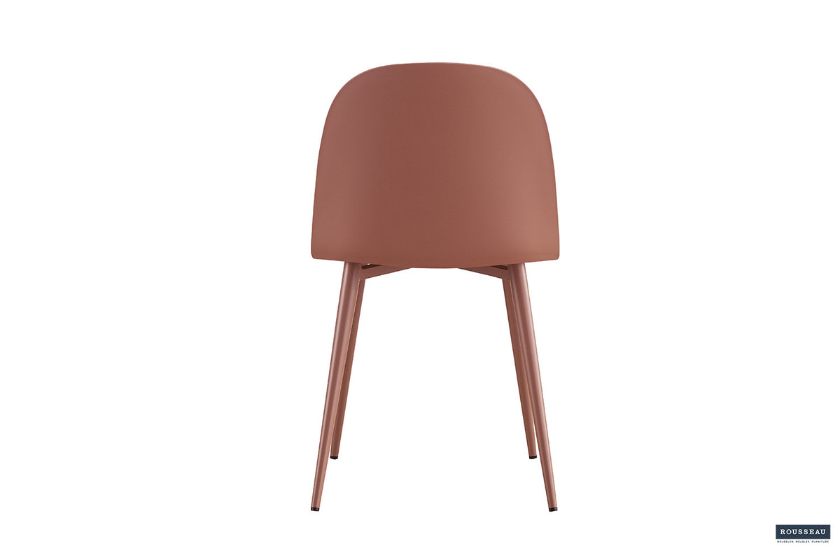 Rousseau - Stoel Jasmin Zitting PP - PU Terracotta - 81x51x44 cm