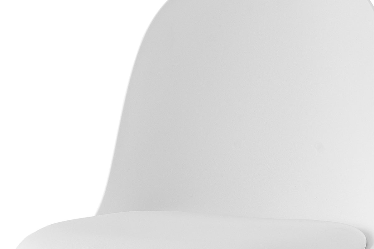 Rousseau - Chaise Jasmin Assise PP - PU Blanc - 81x51x44 cm