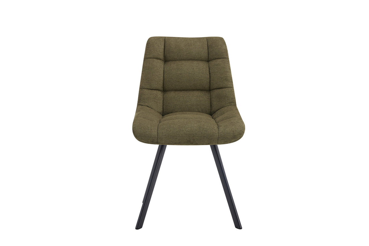 Rousseau - Chaise Lizzy - Tissu Vert - 88,5x52x61,5 cm