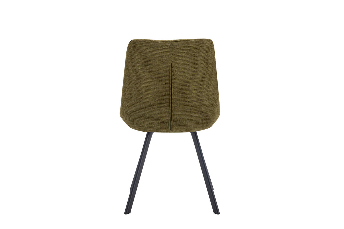 Rousseau - Chaise Lizzy - Tissu Vert - 88,5x52x61,5 cm