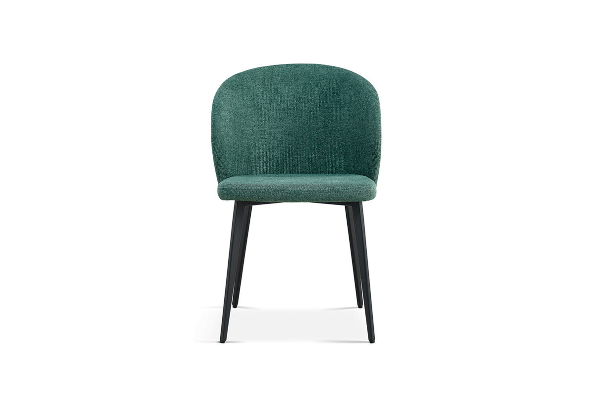 Rousseau - Chaise Toledo - Tissu Vert - 80x51x55 cm