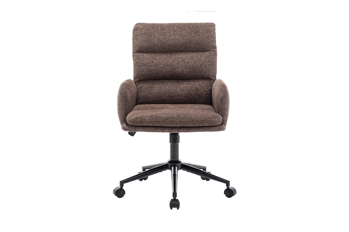 Bureaustoel 'Aimé' Stof Fabb Raven 45 Bruin