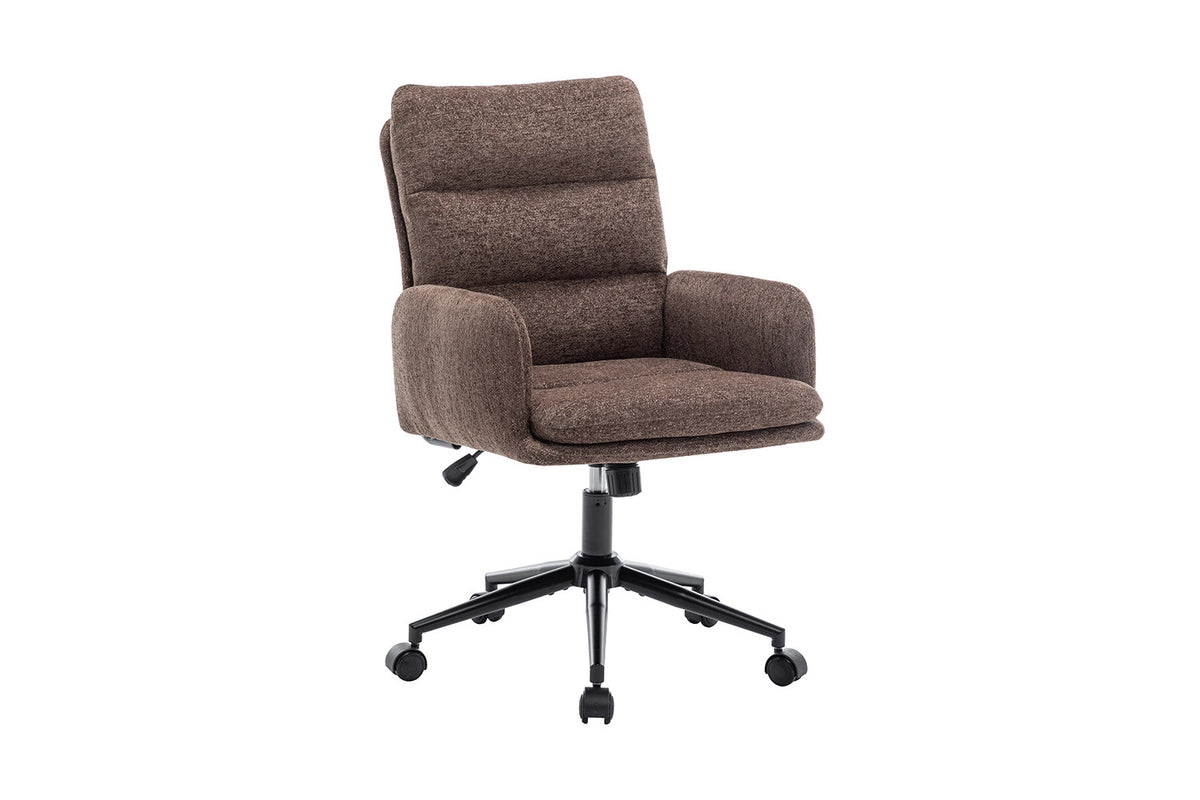 Bureaustoel 'Aimé' Stof Fabb Raven 45 Bruin