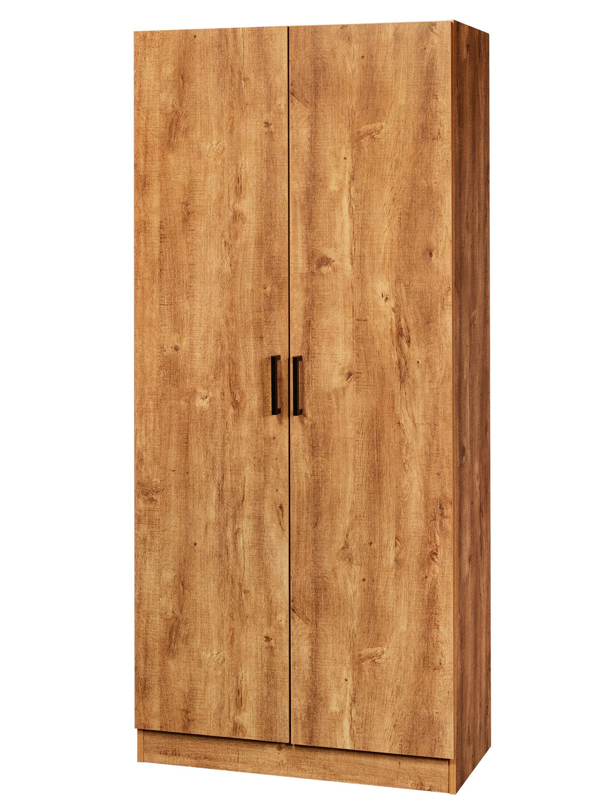 GBO - Armoire Wilson – 2 portes - 80x180x40 cm - Chêne Denver
