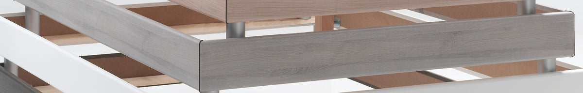 GBO - Cadre de lit Athena - Chêne gris – 90 cm