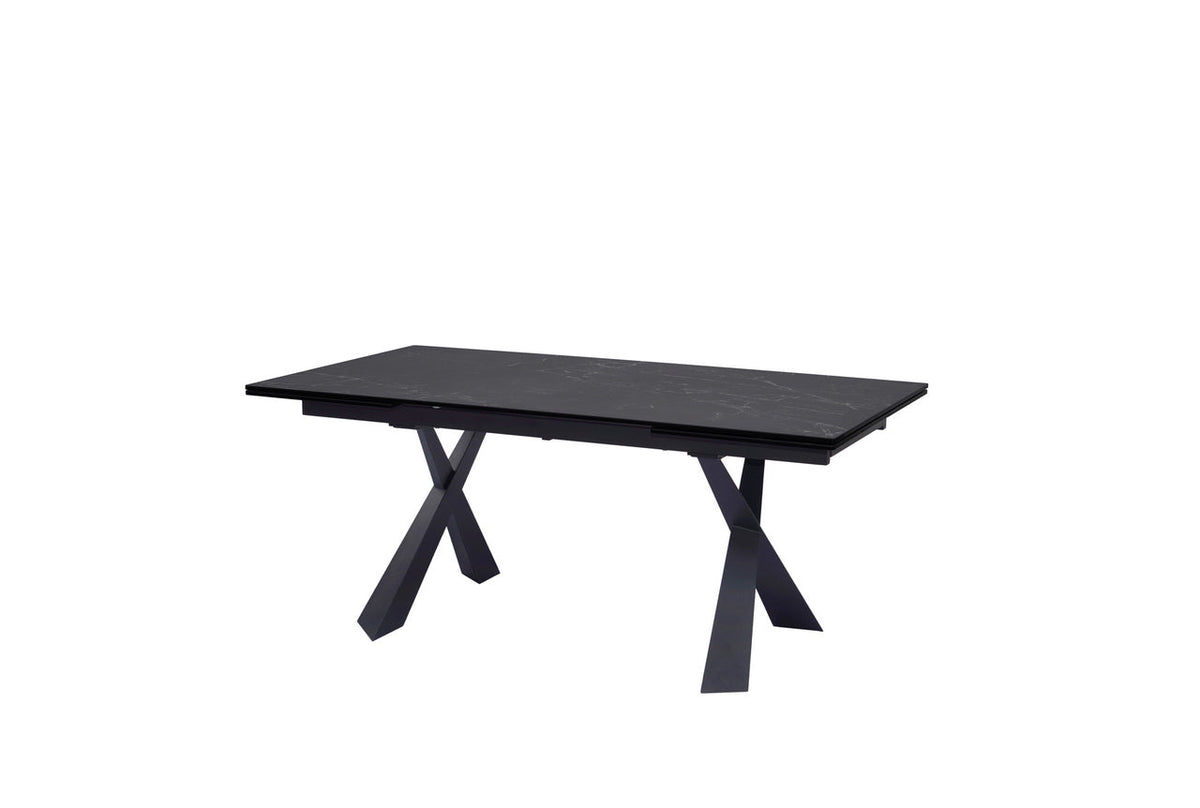Evan - Eettafel Bruce - CER116 - Zwart - 180x76x98cm