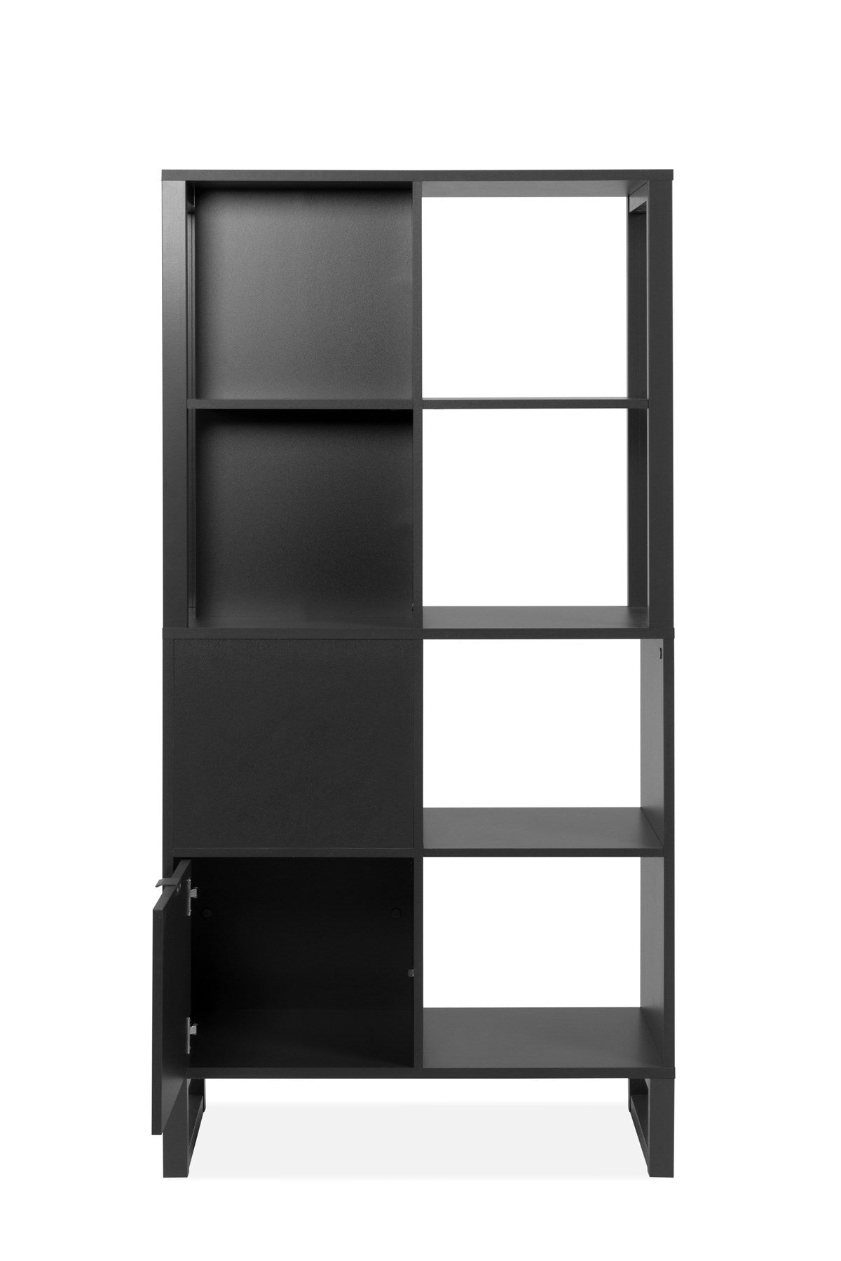 Fin - Boekenkast Sumatra 20A - Antraciet - 83,5x165x40 cm