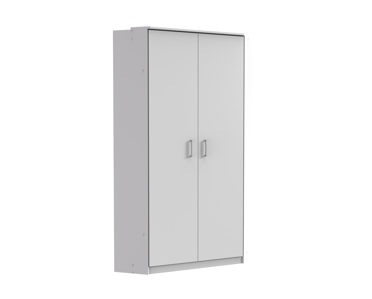 Wimex - Kleerkast Click - 144511 - Wit/Eik - 95x199x58cm