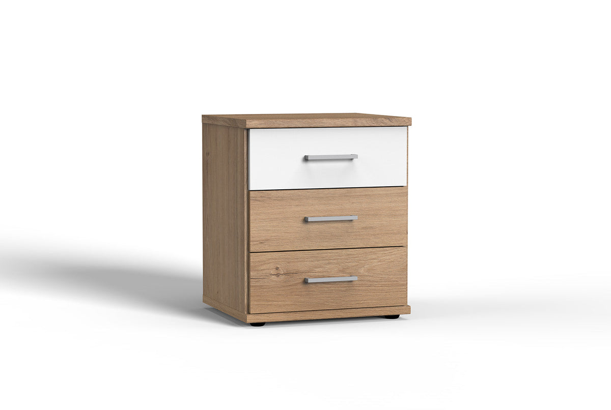 Wimex - Commode Click - 146317 - Chêne/Planches blanches - 46x58x40cm