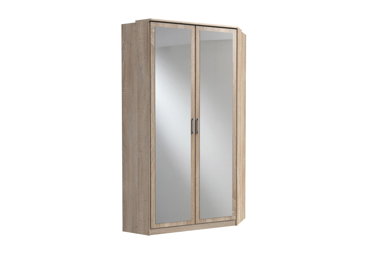 Wimex - Kleerkast Click - 161543 - Ruwe Eik/Grafiet Eik - 95x199x58cm