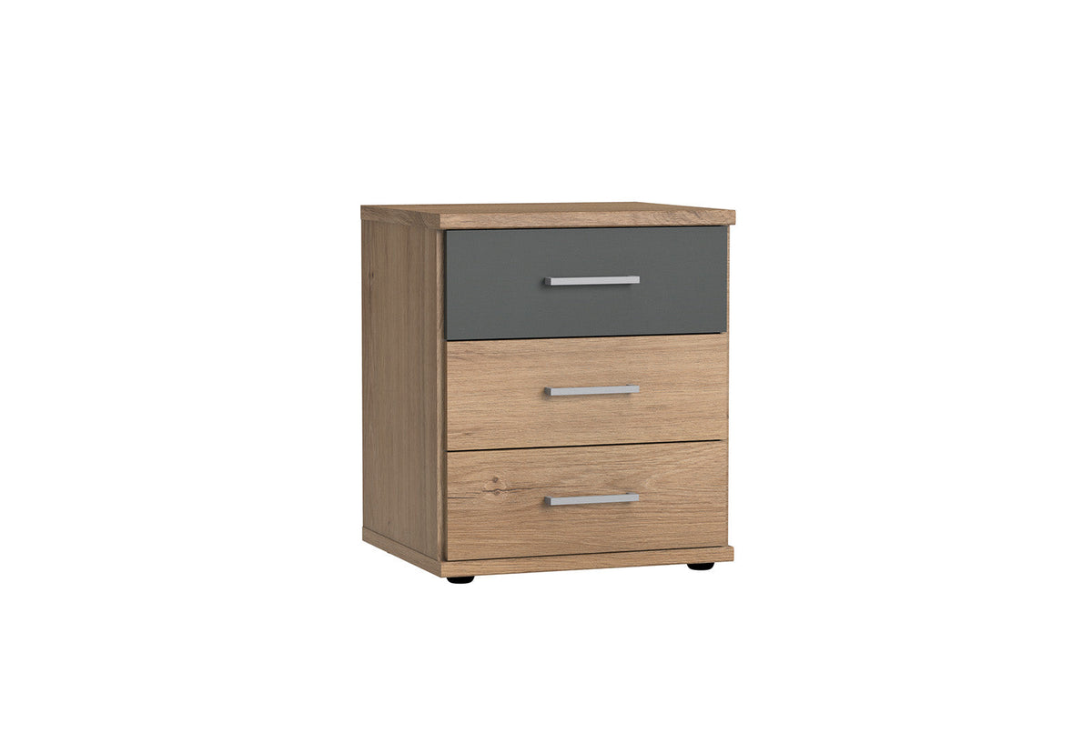 Wimex - Commode Click - 179317 - Planken Eik/Grafiet - 46x58x40cm