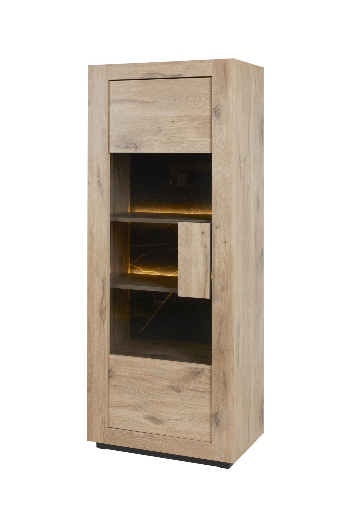 GBO - Vitrine colonne Sacha – 71x174x50 cm – avec éclairage LED