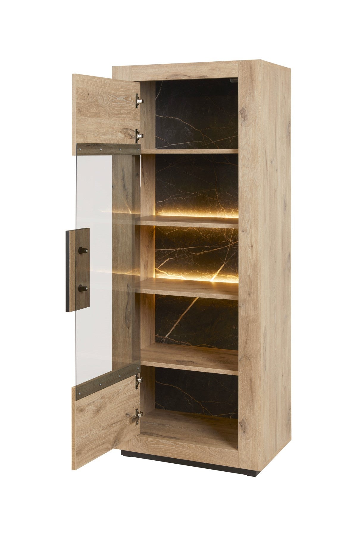 GBO - Vitrine colonne Sacha – 71x174x50 cm – avec éclairage LED