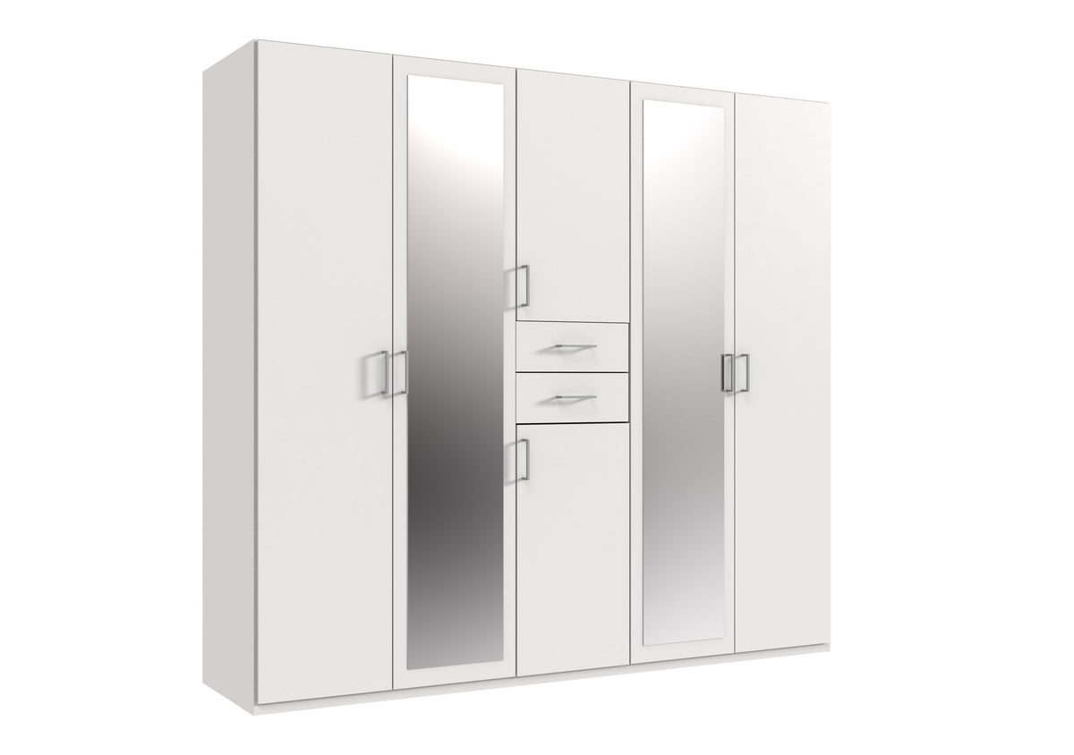 Wimex - Armoire Diver - 453547 - Blanc - 225 x 208 x 58 cm