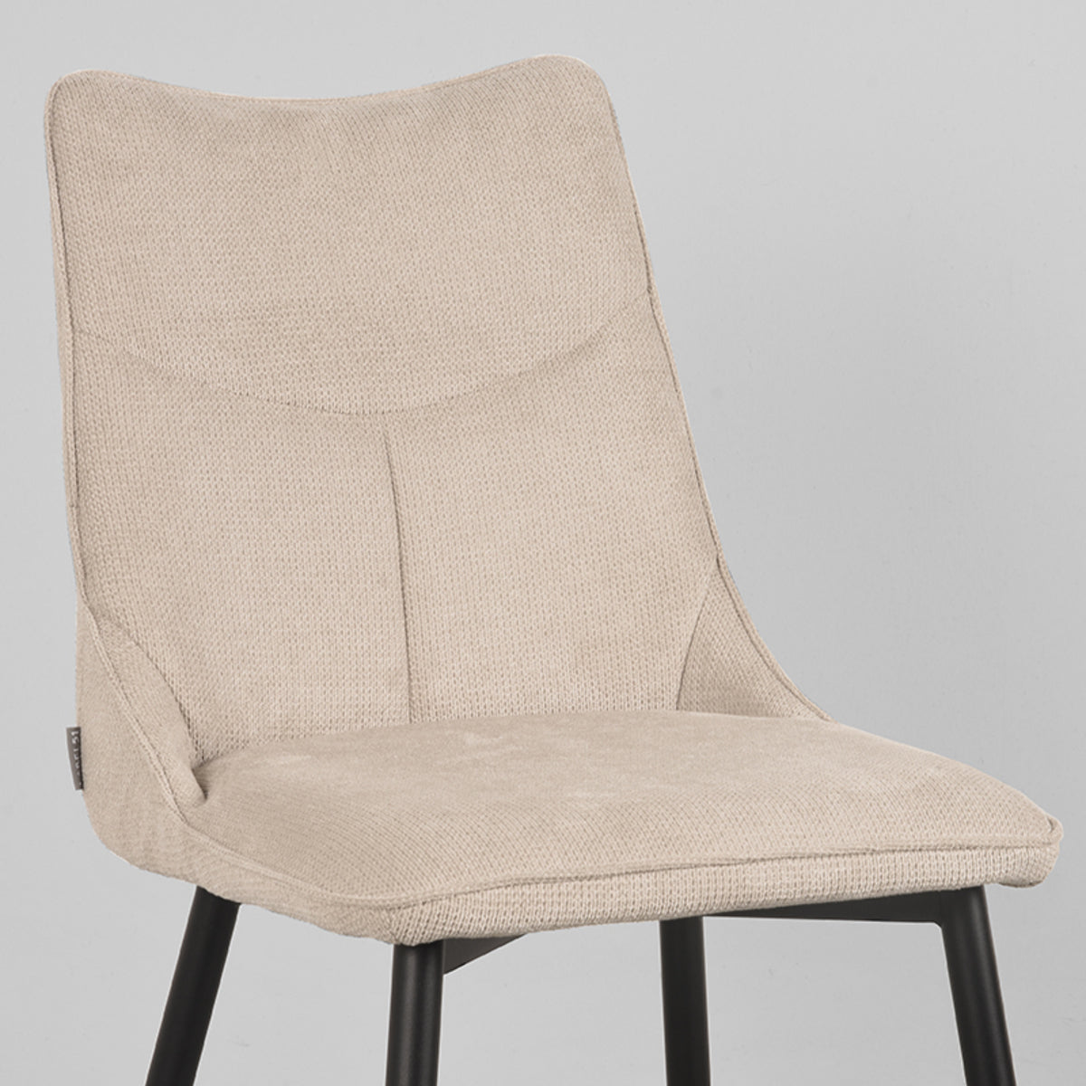 LABEL51 Chaise de salle à manger Riv - Naturel - Synthétique