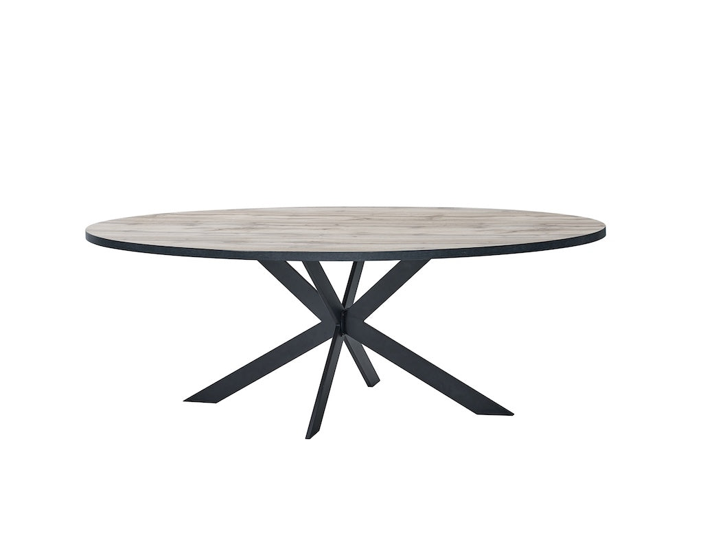 TYC - Table 2m20 ovale Oriana - Chêne Canada - 220x75x110cm