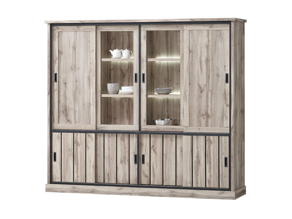 TYC - Bibliothèque Oriana - Chêne Canada - 238,5x205x46cm