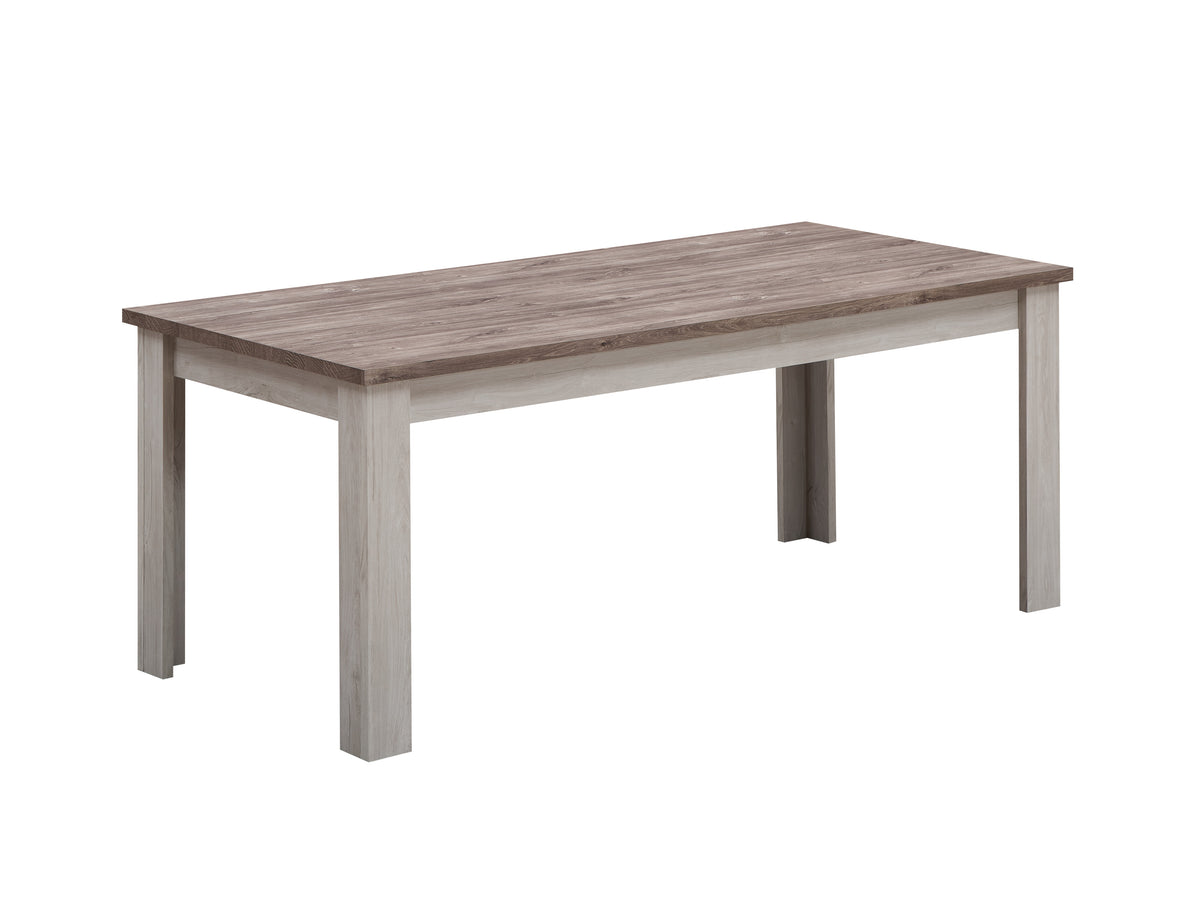 TYC - Table de salle à manger Odette - Chêne blanc - 170x76x9cm