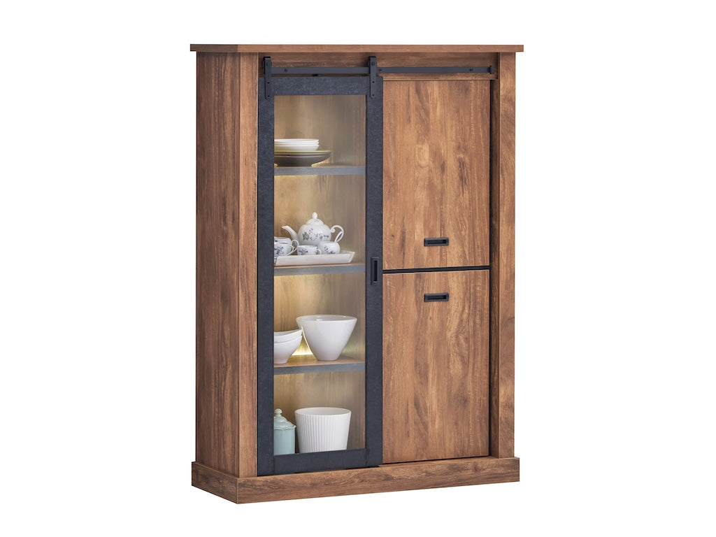TYC - Eetkamer Orpheus - 3-delige set - Acacia-Black Concrete
